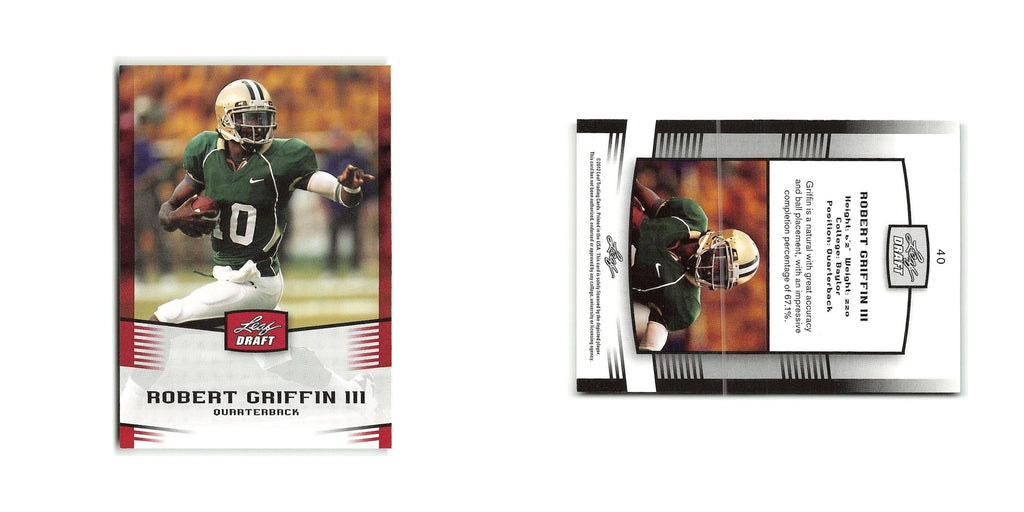 Robert Griffin 2012 Leaf Draft #40 Baylor Bears Football Card NM