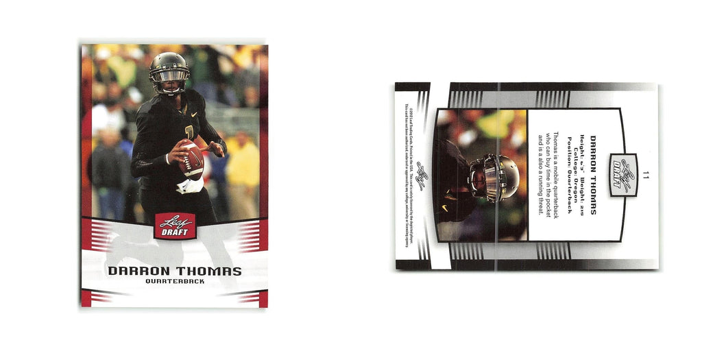 Darron Thomas 2012 Leaf Draft #11 Oregon Ducks Football Card NM