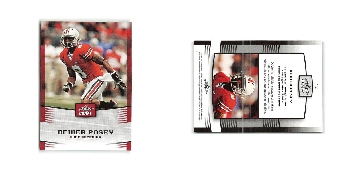 Devier Posey 2012 Leaf Draft #12 Ohio State Buckeyes Football Card NM