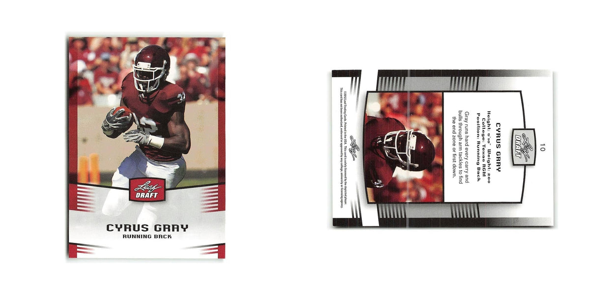Cyrus Gray 2012 Leaf Draft #10 Texas A&M Aggies Football Card NM