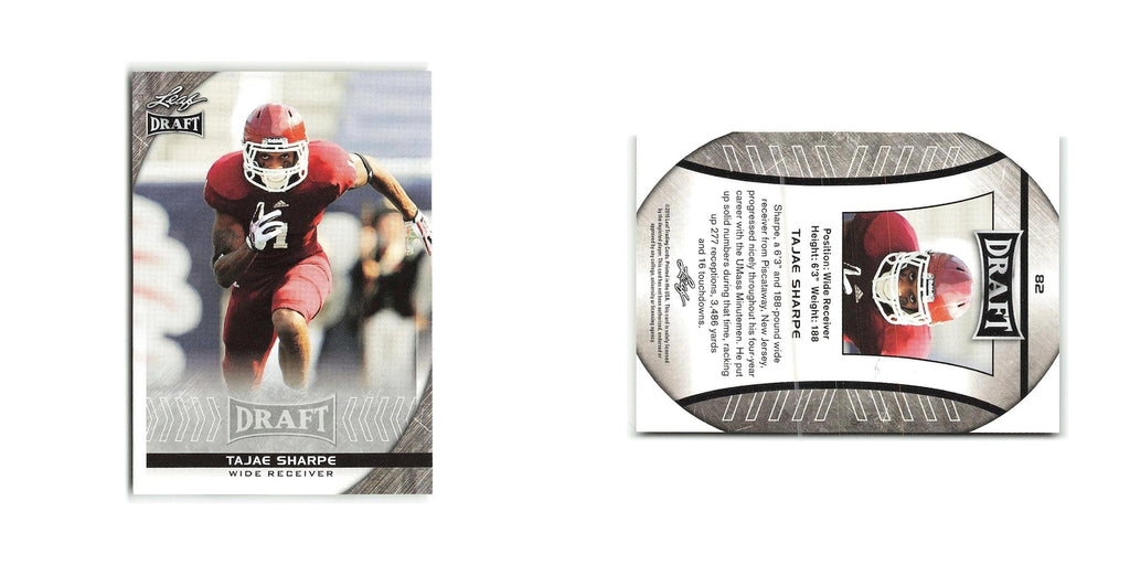 Tajae Sharpe 2016 Leaf Draft #82 UMass Minutemen Football Card NM