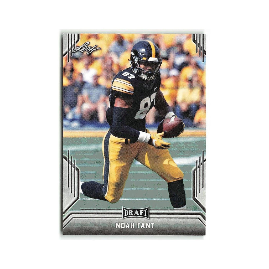 Noah Fant 2019 Leaf Draft #60 Iowa Hawkeyes Football Card NM