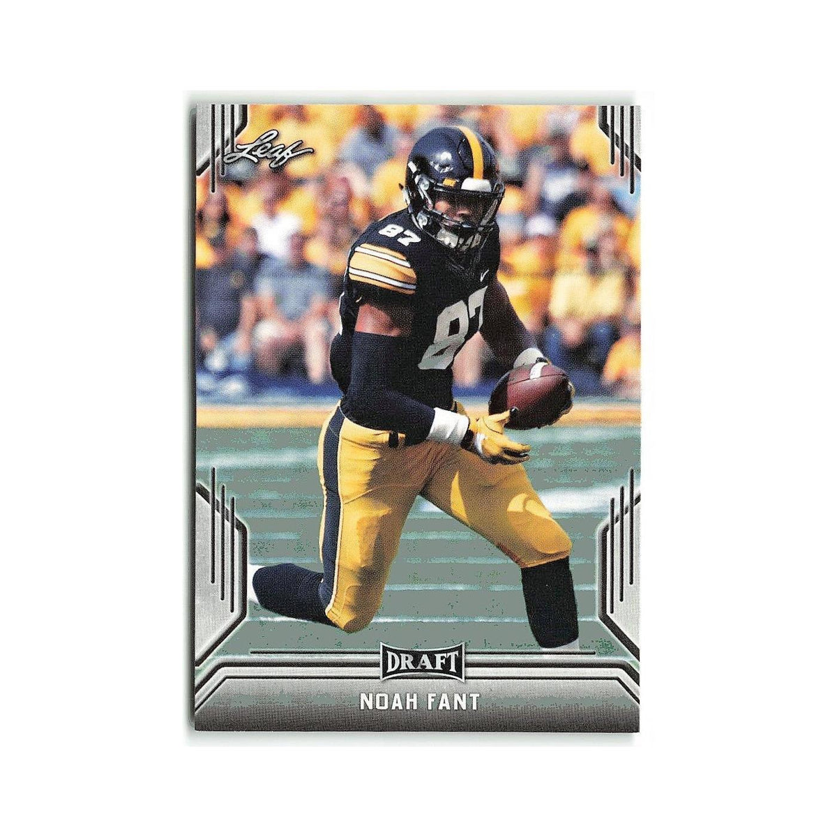 Noah Fant 2019 Leaf Draft #60 Iowa Hawkeyes Football Card NM