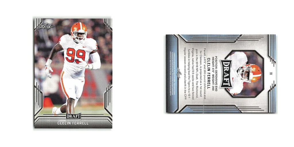 Clelin Ferrell 2019 Leaf Draft #11 Clemson Tigers Football Card NM