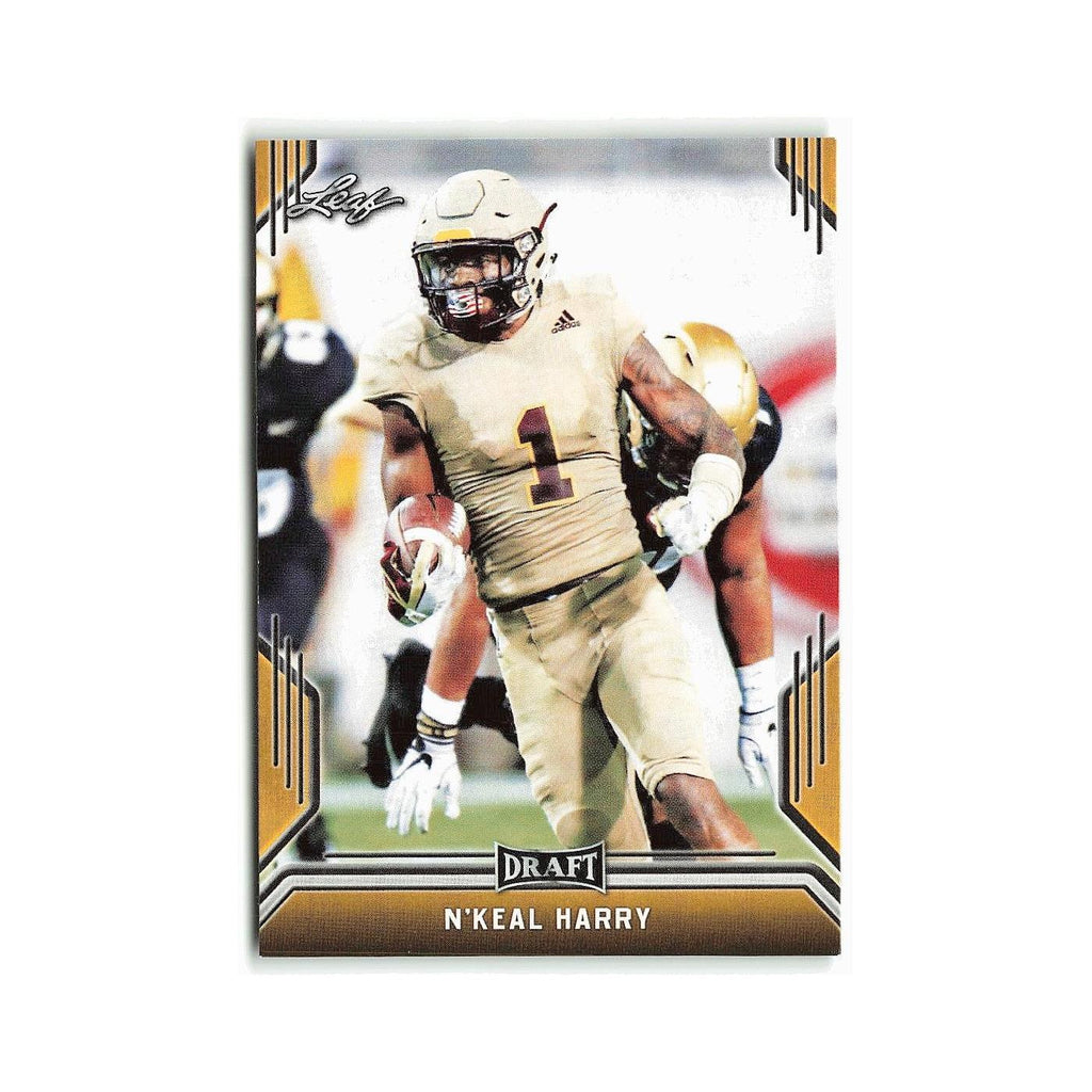 N'Keal Harry 2019 Leaf Draft Gold #58 Arizona State Sun Devils Football Card NM