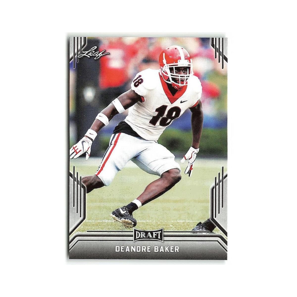 Deandre Baker 2019 Leaf Draft #18 Georgia Bulldogs Football Card NM