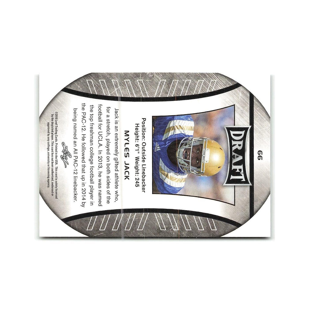 Myles Jack 2016 Leaf Draft #66 UCLA Bruins Football Card NM