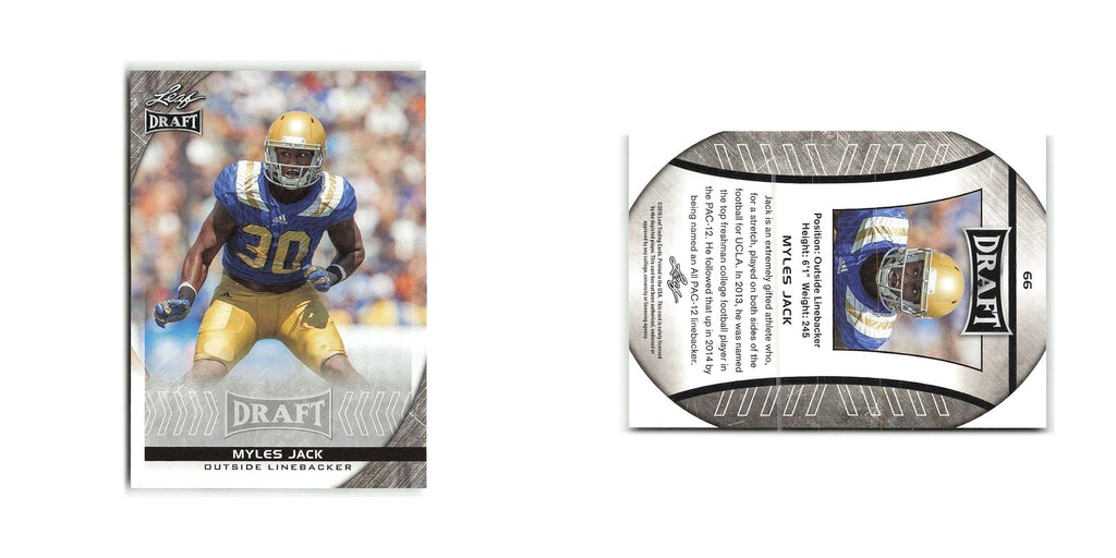 Myles Jack 2016 Leaf Draft #66 UCLA Bruins Football Card NM