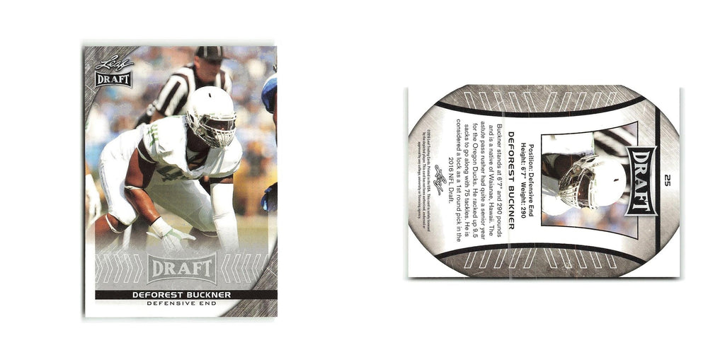 DeForest Buckner 2016 Leaf Draft #25 Oregon Ducks Football Card NM