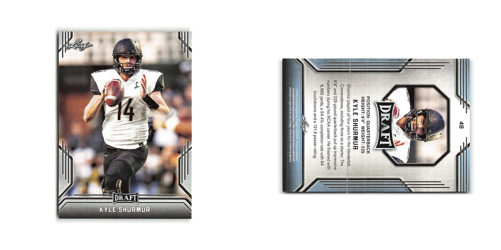 Kyle Shurmur 2019 Leaf Draft #48 Vanderbilt Commodores Football Card NM