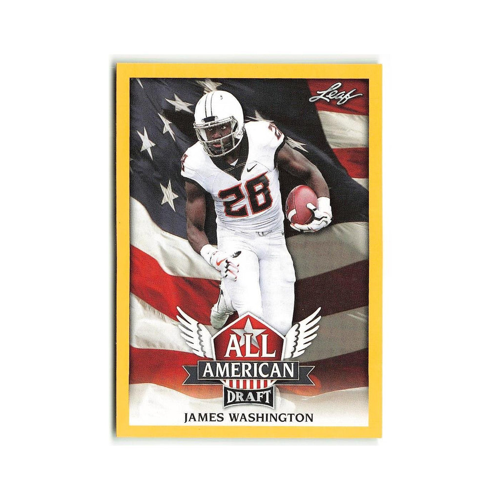 James Washington 2018 Leaf Draft All American Gold #AA-06 NM