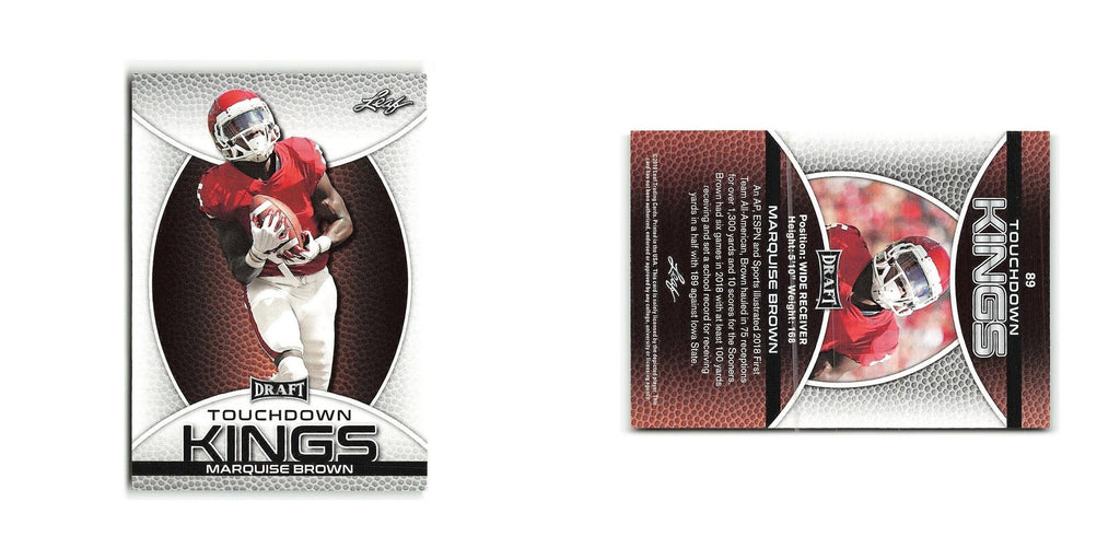 Marquise Brown 2019 Leaf Draft #89 Oklahoma Sooners Football Card NM