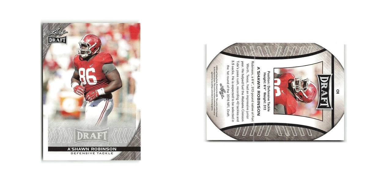 A'Shawn Robinson 2016 Leaf Draft #OI Football Card NM