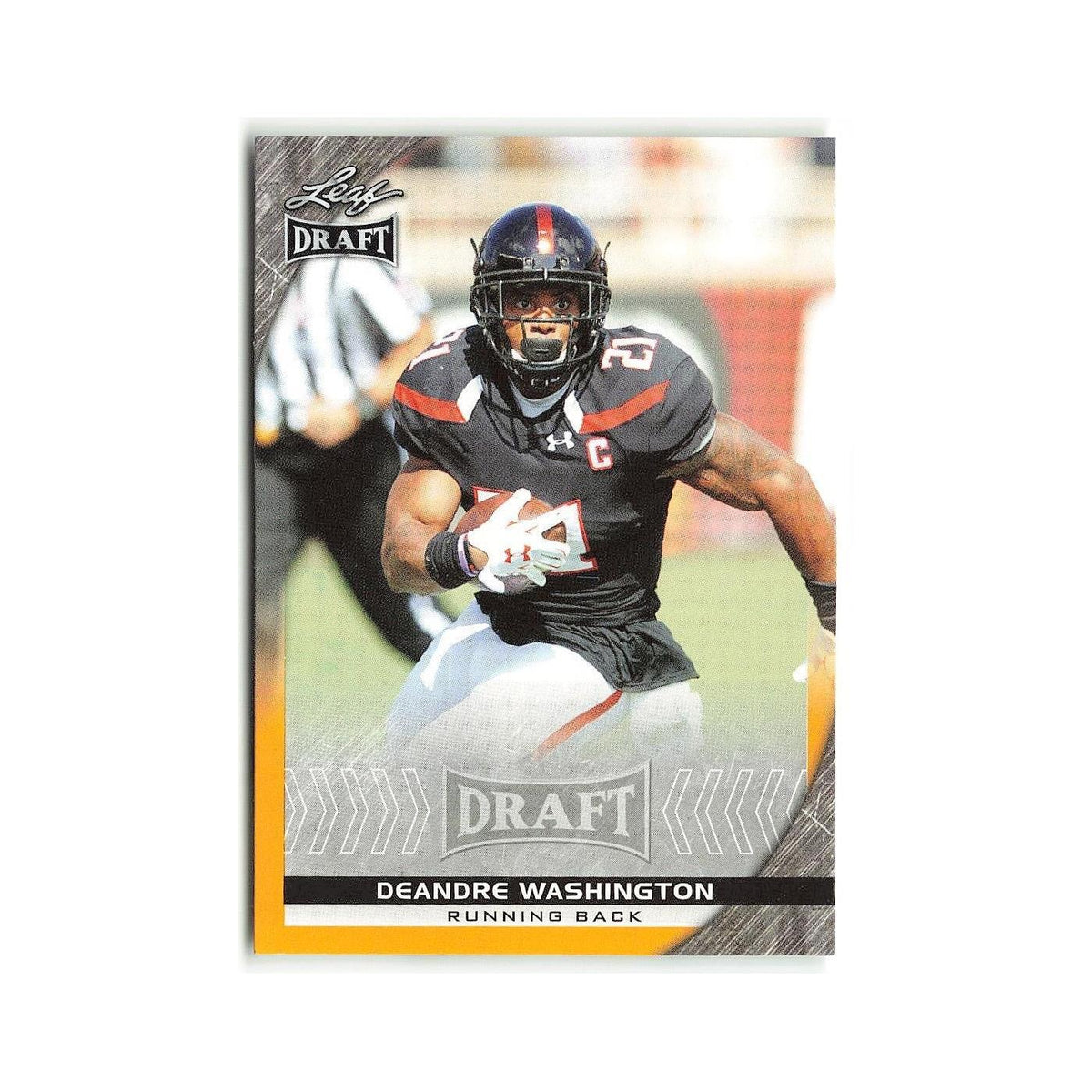 DeAndre Washington 2016 Leaf Draft Gold #24 Texas Tech Red Raiders NM
