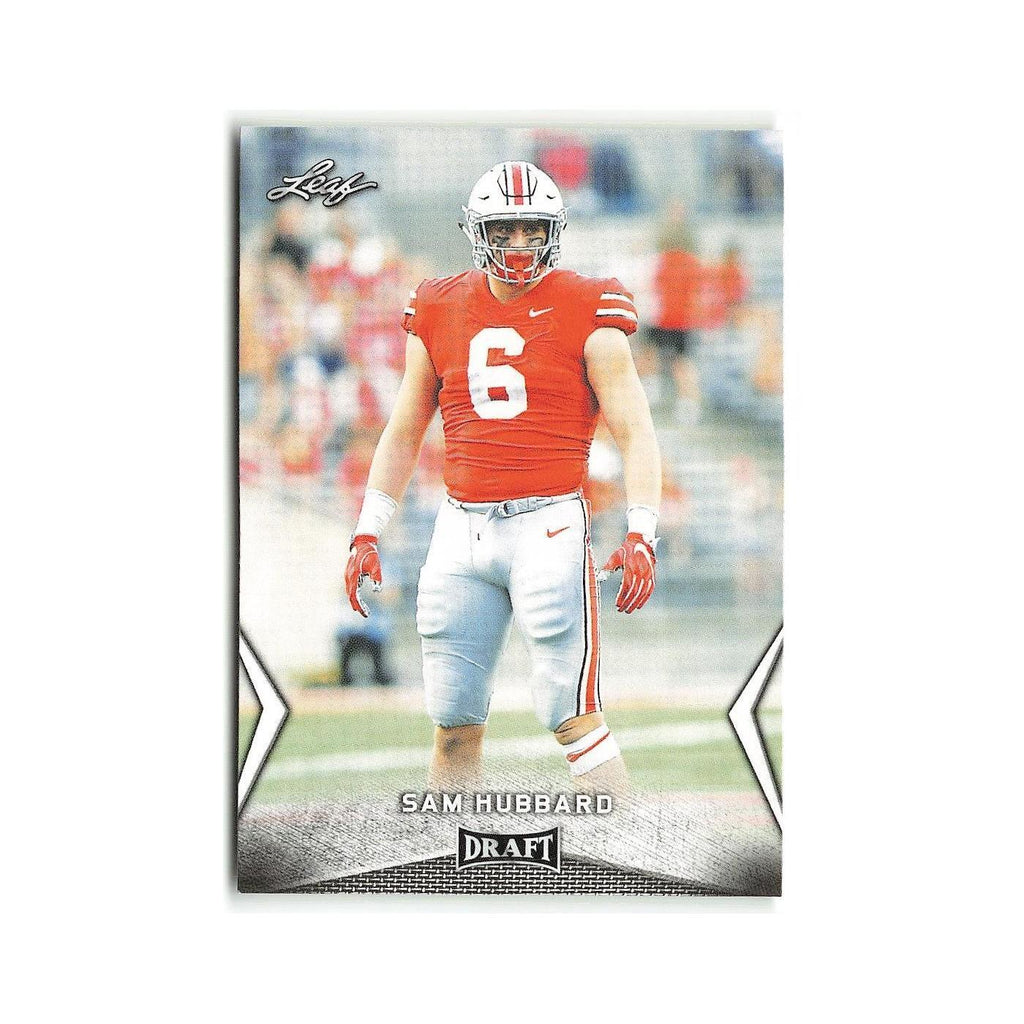 Sam Hubbard 2018 Leaf Draft #55 Ohio State Buckeyes Football Card NM