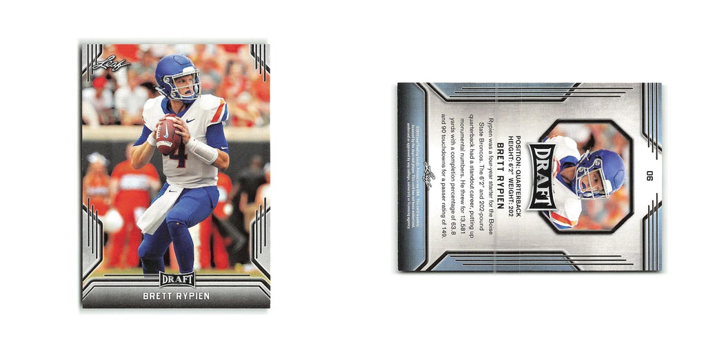 Brett Rypien 2019 Leaf Draft #6 Boise State Broncos Football Card NM
