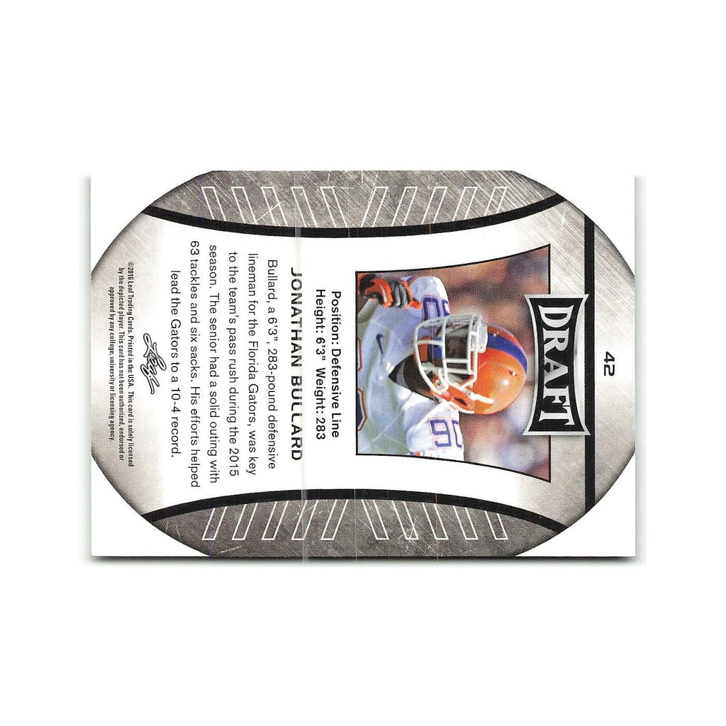 Jonathan Bullard 2016 Leaf Draft #42 Florida Gators Football Card NM
