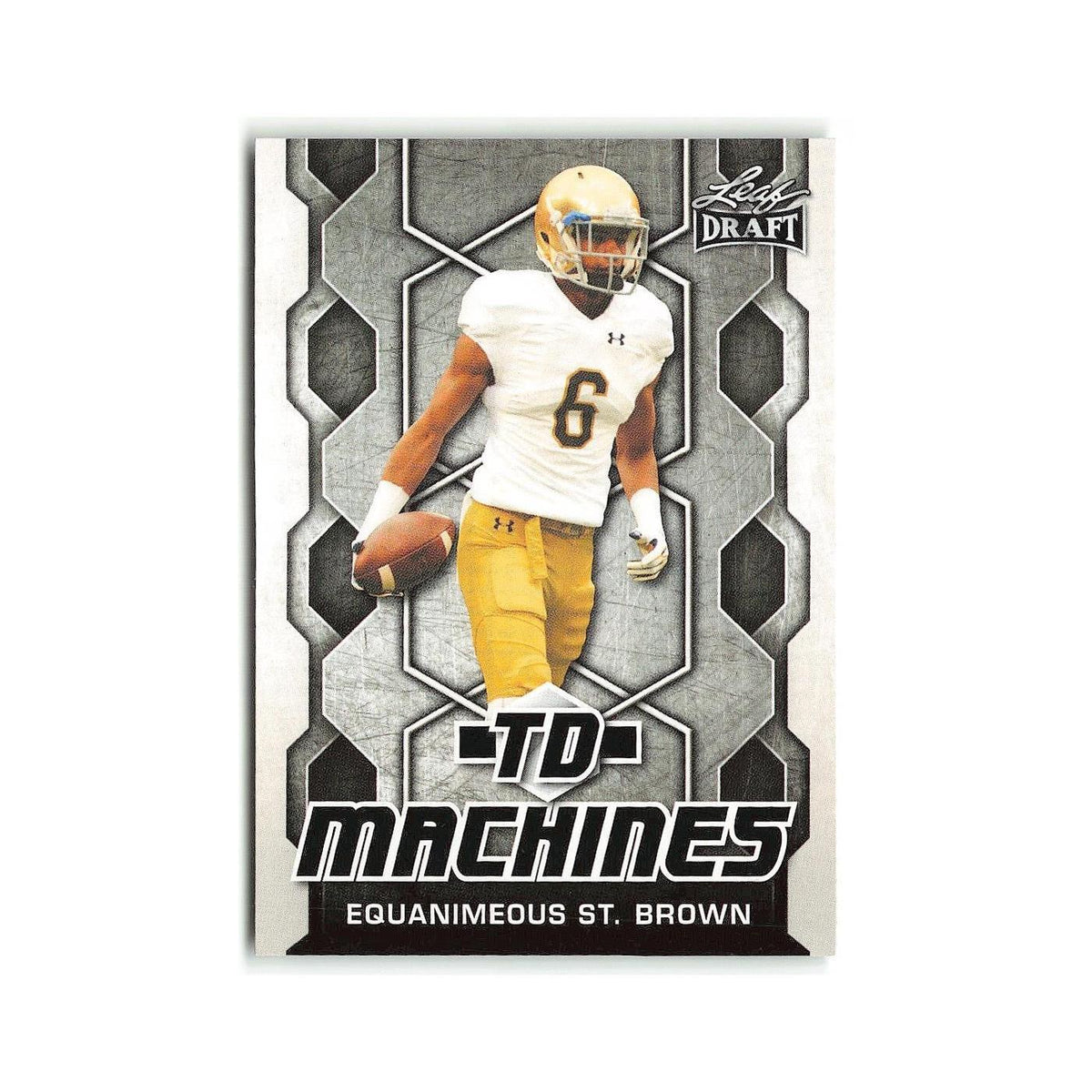Equanimeous St. Brown 2018 Leaf Draft TD Machines #TD-07 NM