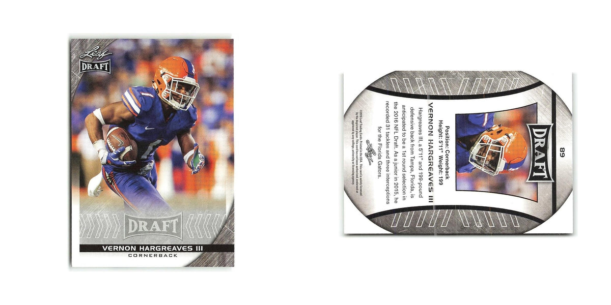 Vernon Hargreaves III 2016 Leaf Draft #89 Florida Gators Football Card NM