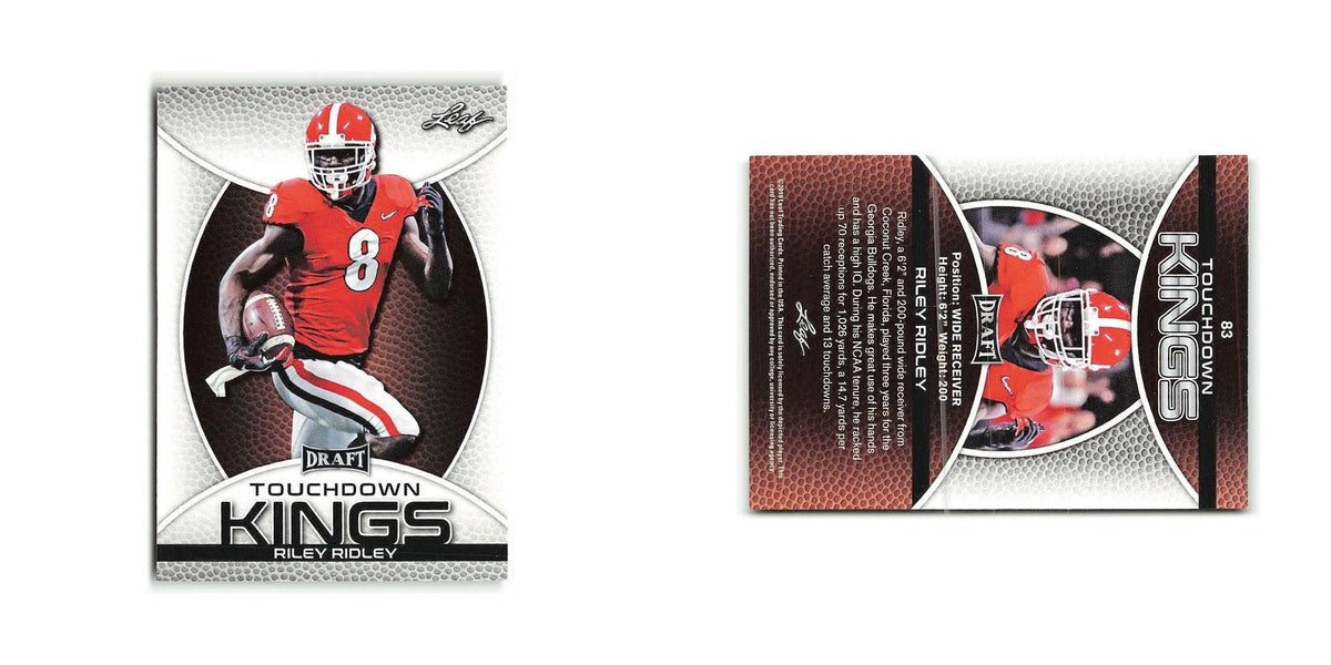 Riley Ridley 2019 Leaf Draft #83 Georgia Bulldogs Football Card NM