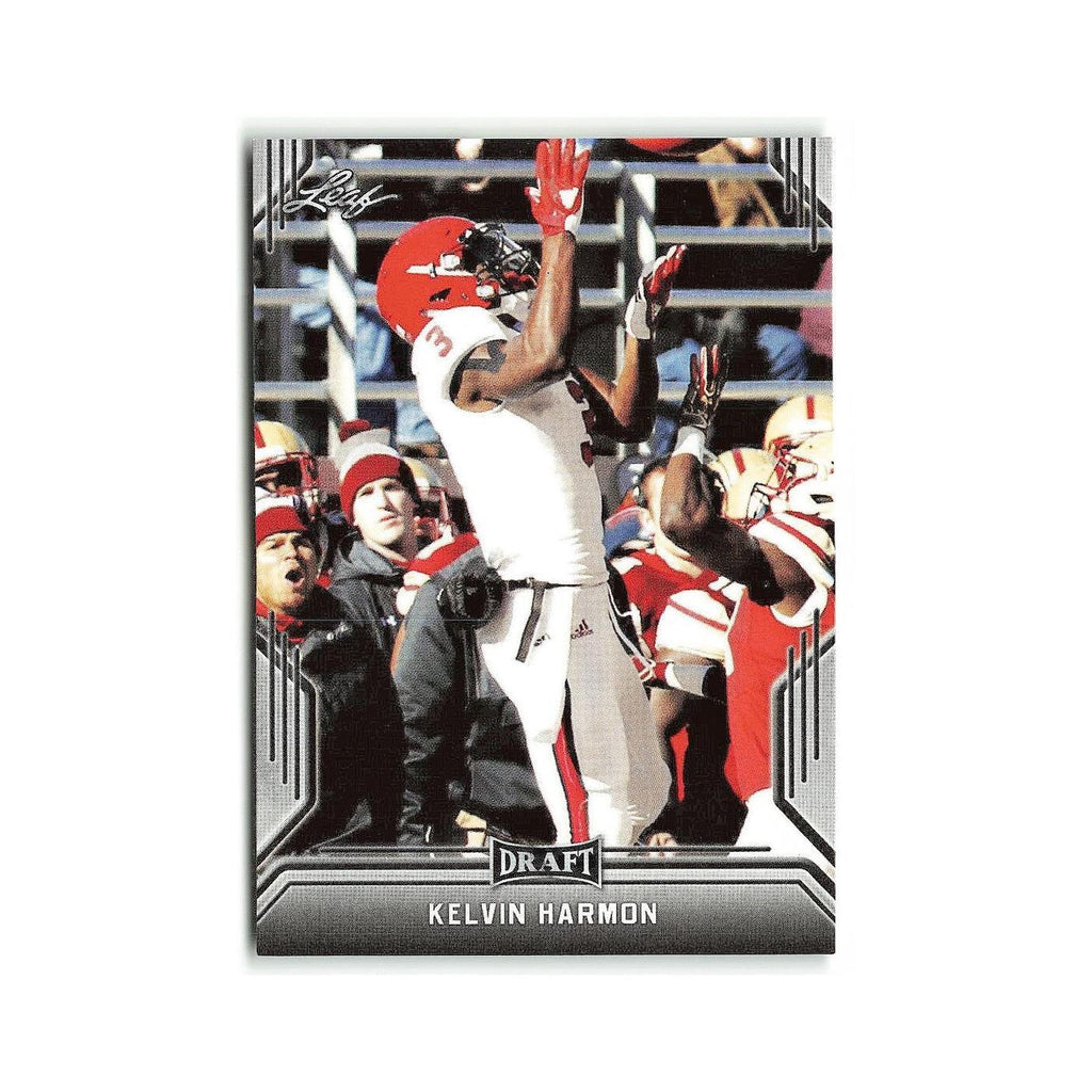 Kelvin Harmon 2019 Leaf Draft #46 NC State Wolfpack Football Card NM