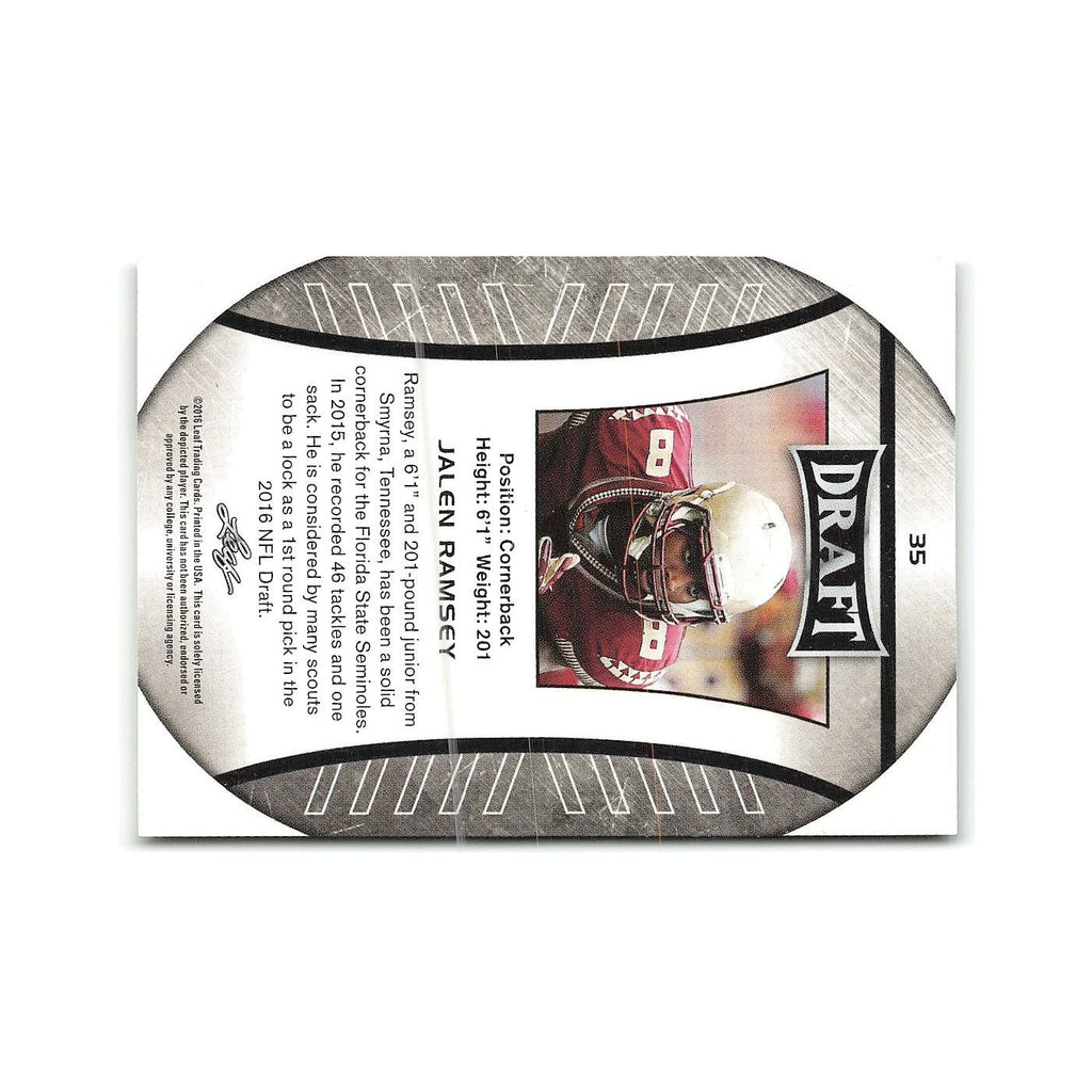 Jalen Ramsey 2016 Leaf Draft #35 Florida State Seminoles Football Card NM