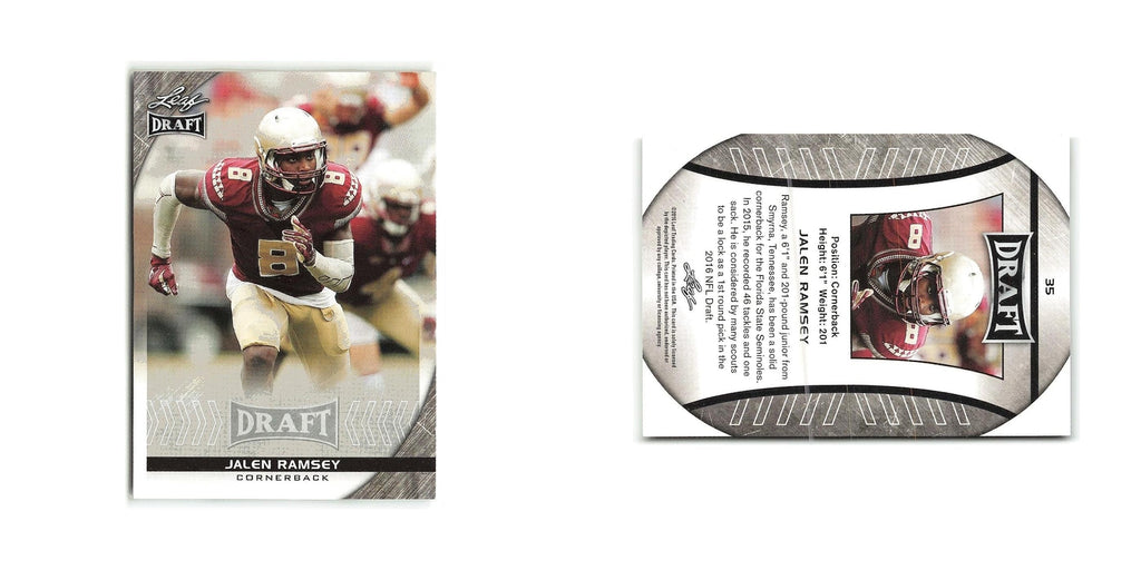 Jalen Ramsey 2016 Leaf Draft #35 Florida State Seminoles Football Card NM