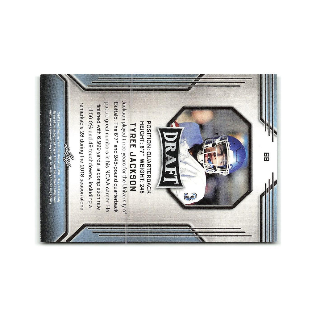 Tyree Jackson 2019 Leaf Draft #69 Buffalo Bulls Football Card NM