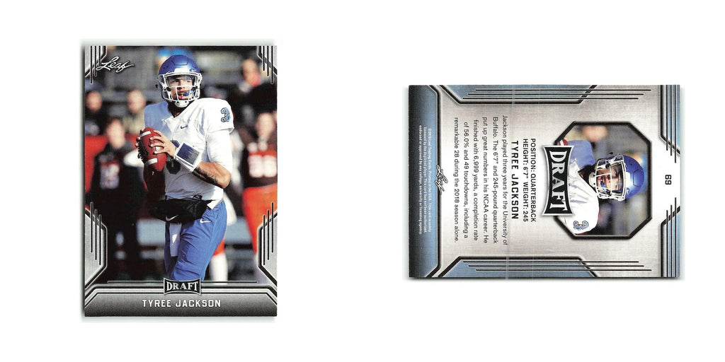 Tyree Jackson 2019 Leaf Draft #69 Buffalo Bulls Football Card NM