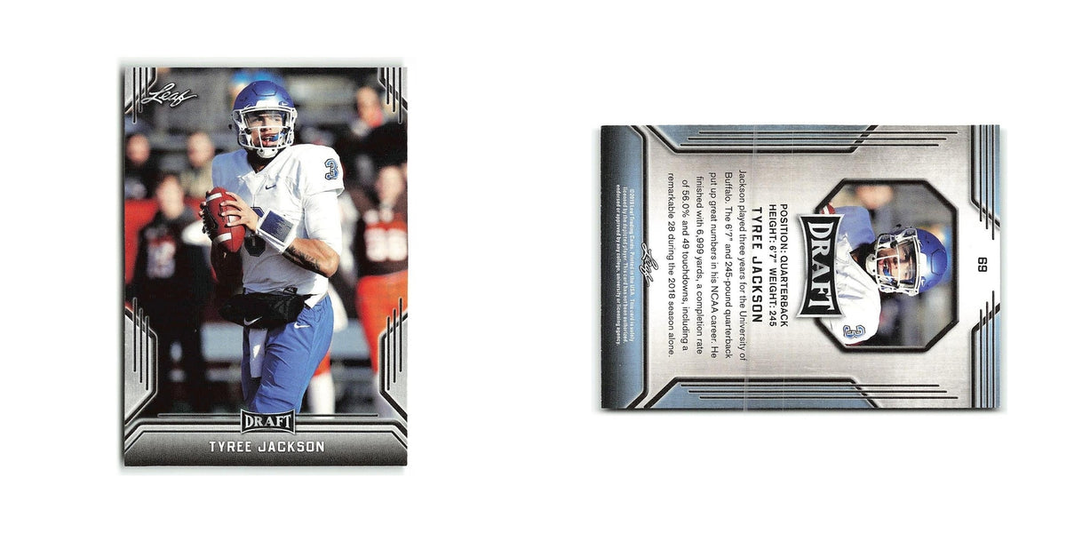 Tyree Jackson 2019 Leaf Draft #69 Buffalo Bulls Football Card NM