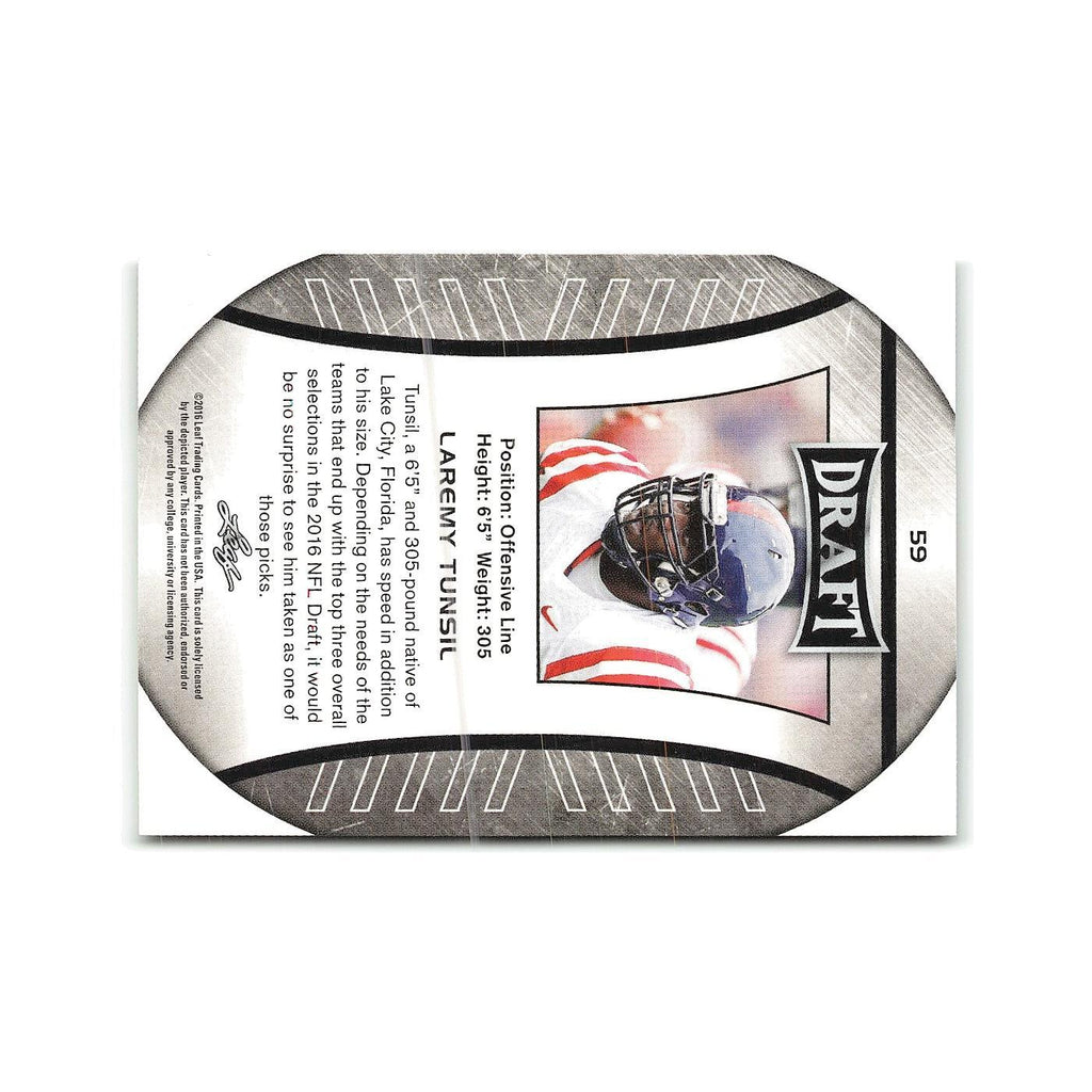 Laremy Tunsil 2016 Leaf Draft #59 Ole Miss Rebels Football Card NM
