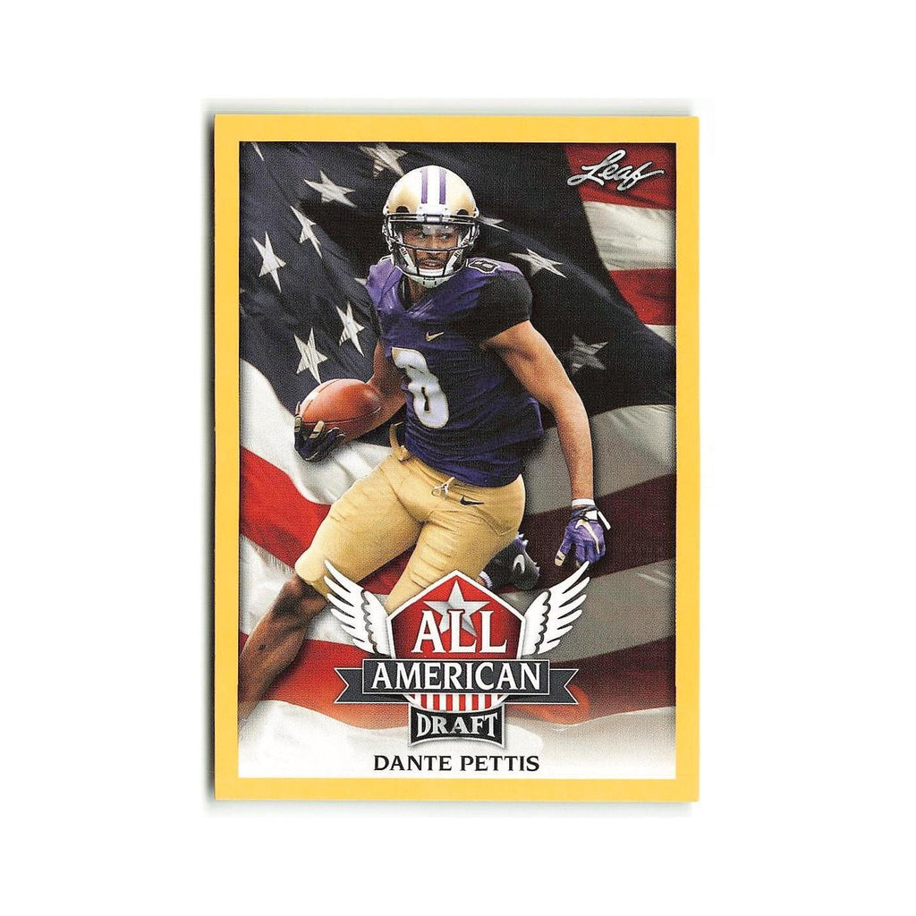 Dante Pettis 2018 Leaf Draft All American Gold #AA-04 Washington Huskies NM