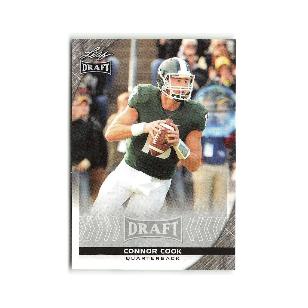 Connor Cook 2016 Leaf Draft #17 Michigan State Spartans Football Card NM
