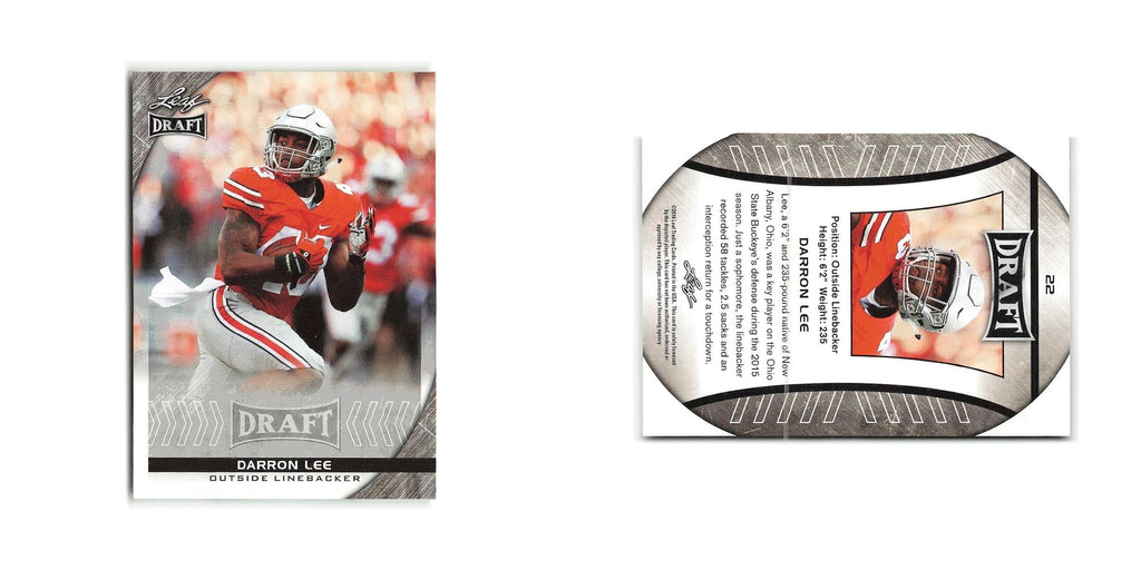Darron Lee 2016 Leaf Draft #22 Ohio State Buckeyes Football Card NM