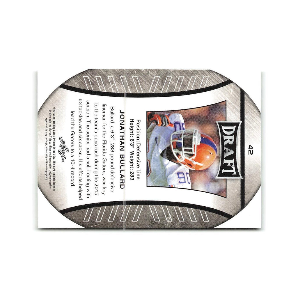Jonathan Bullard 2016 Leaf Draft #42 Florida Gators Football Card NM