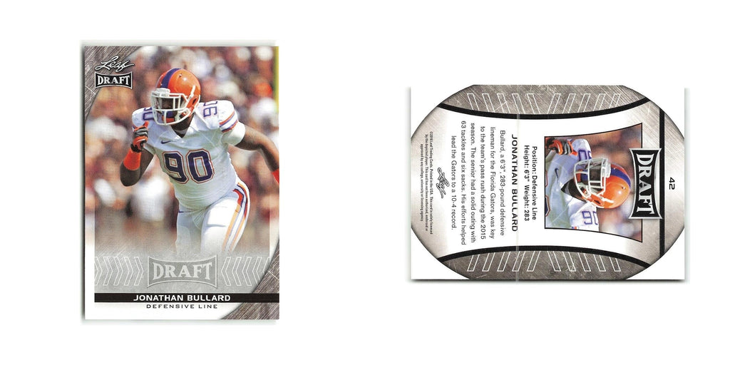 Jonathan Bullard 2016 Leaf Draft #42 Florida Gators Football Card NM