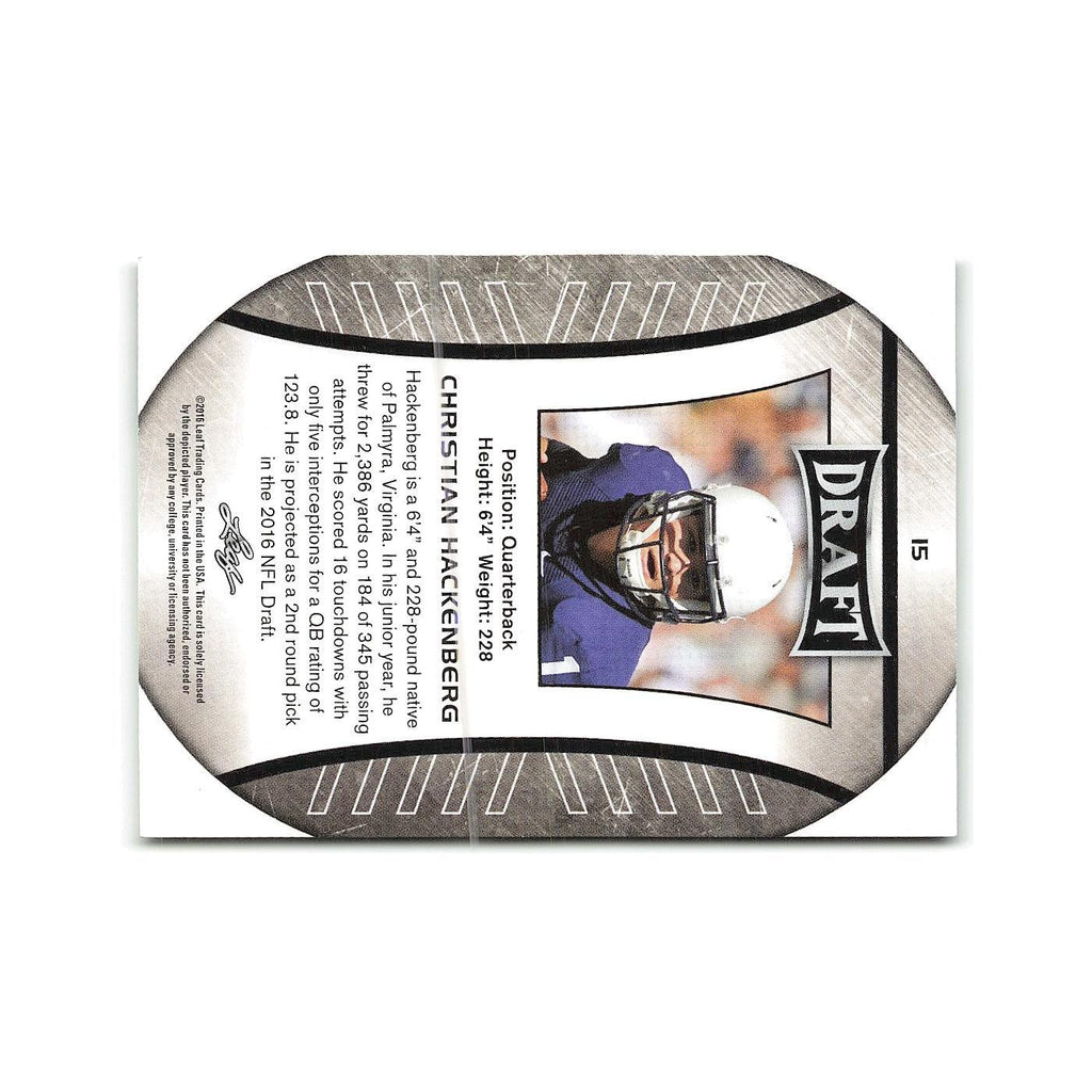 Christian Hackenberg 2016 Leaf Draft #15 Football Card NM