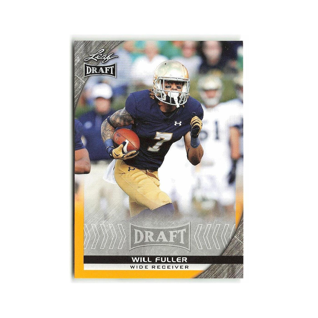 Will Fuller 2016 Leaf Draft Gold #90 Notre Dame Fighting Irish Football Card NM