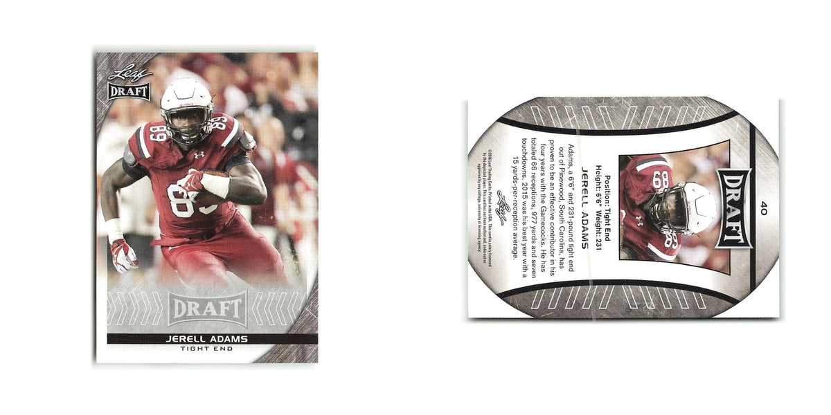 Jerell Adams 2016 Leaf Draft #40 South Carolina Gamecocks Football Card NM