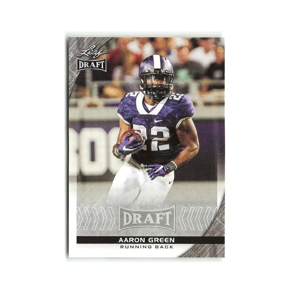 Aaron Green 2016 Leaf Draft #3 TCU Horned Frogs Football Card NM