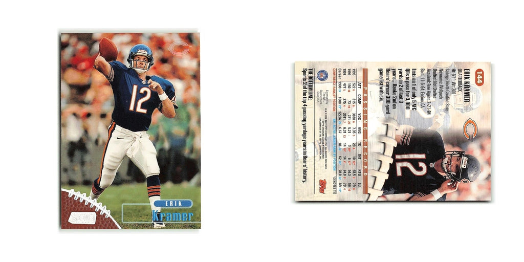 Erik Kramer 1998 Stadium Club #144 Chicago Bears Football Card NM
