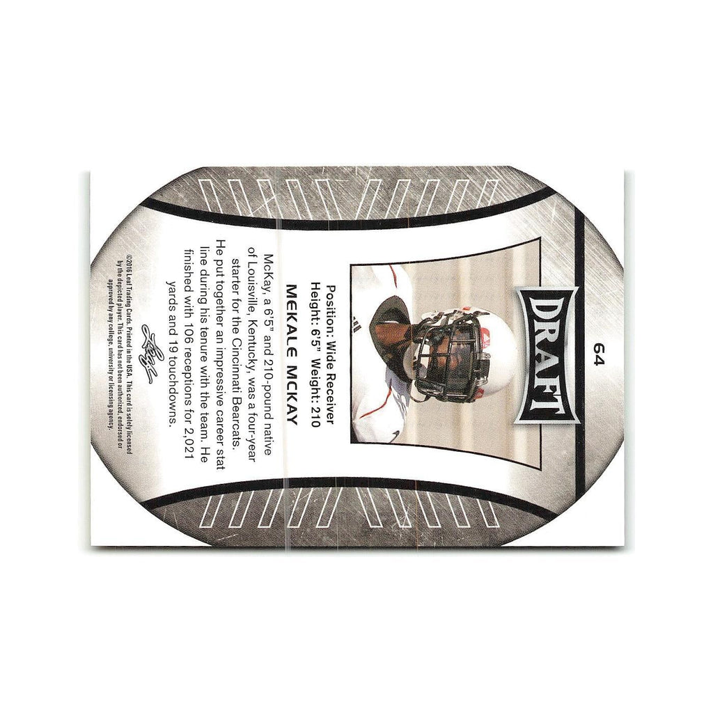 Mekale McKay 2016 Leaf Draft Gold #64 Cincinnati Bearcats Football Card NM