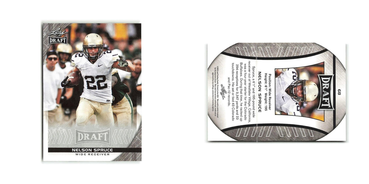 Nelson Spruce 2016 Leaf Draft #68 Colorado Buffaloes Football Card NM