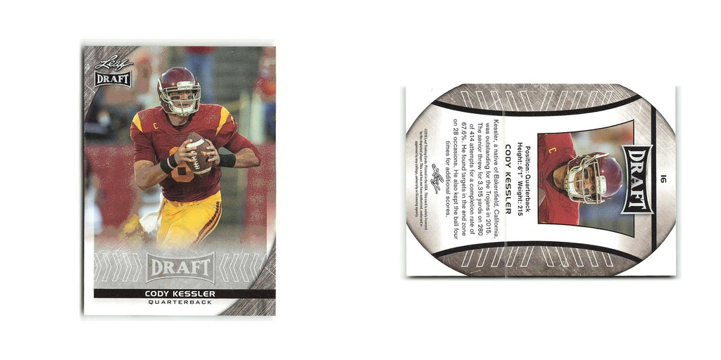 Cody Kessler 2016 Leaf Draft #16 USC Trojans Football Card NM