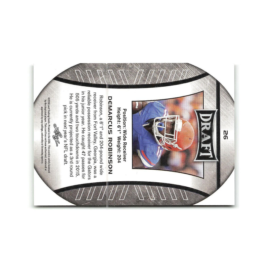 Demarcus Robinson 2016 Leaf Draft #26 Florida Gators Football Card NM