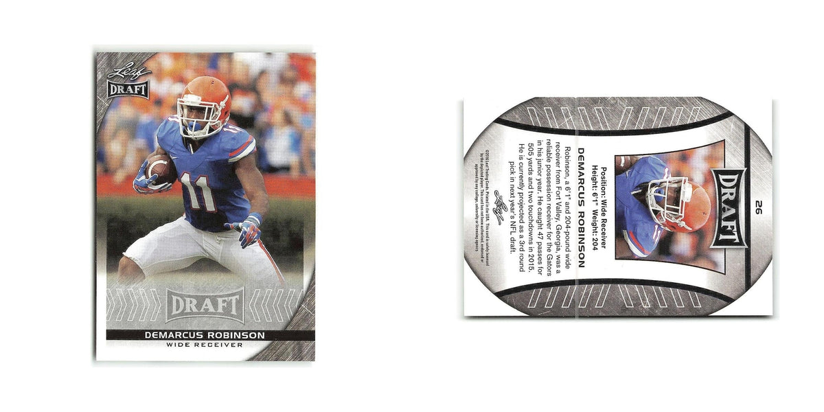 Demarcus Robinson 2016 Leaf Draft #26 Florida Gators Football Card NM