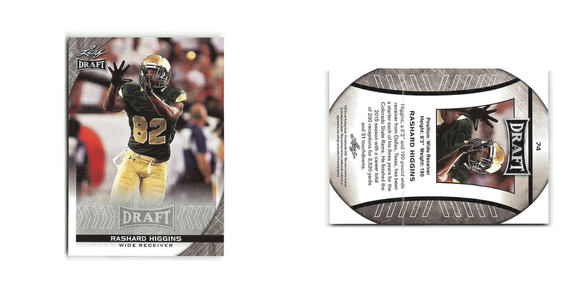 Rashard Higgins 2016 Leaf Draft #74 Colorado State Rams Football Card NM