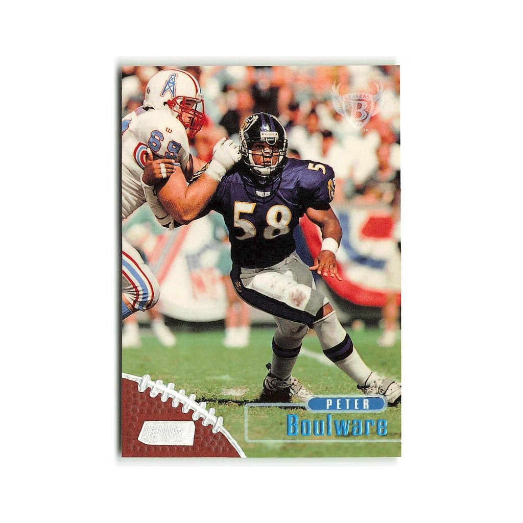 Peter Boulware 1998 Stadium Club #137 Baltimore Ravens Football Card NM