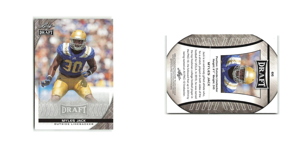 Myles Jack 2016 Leaf Draft #66 UCLA Bruins Football Card NM