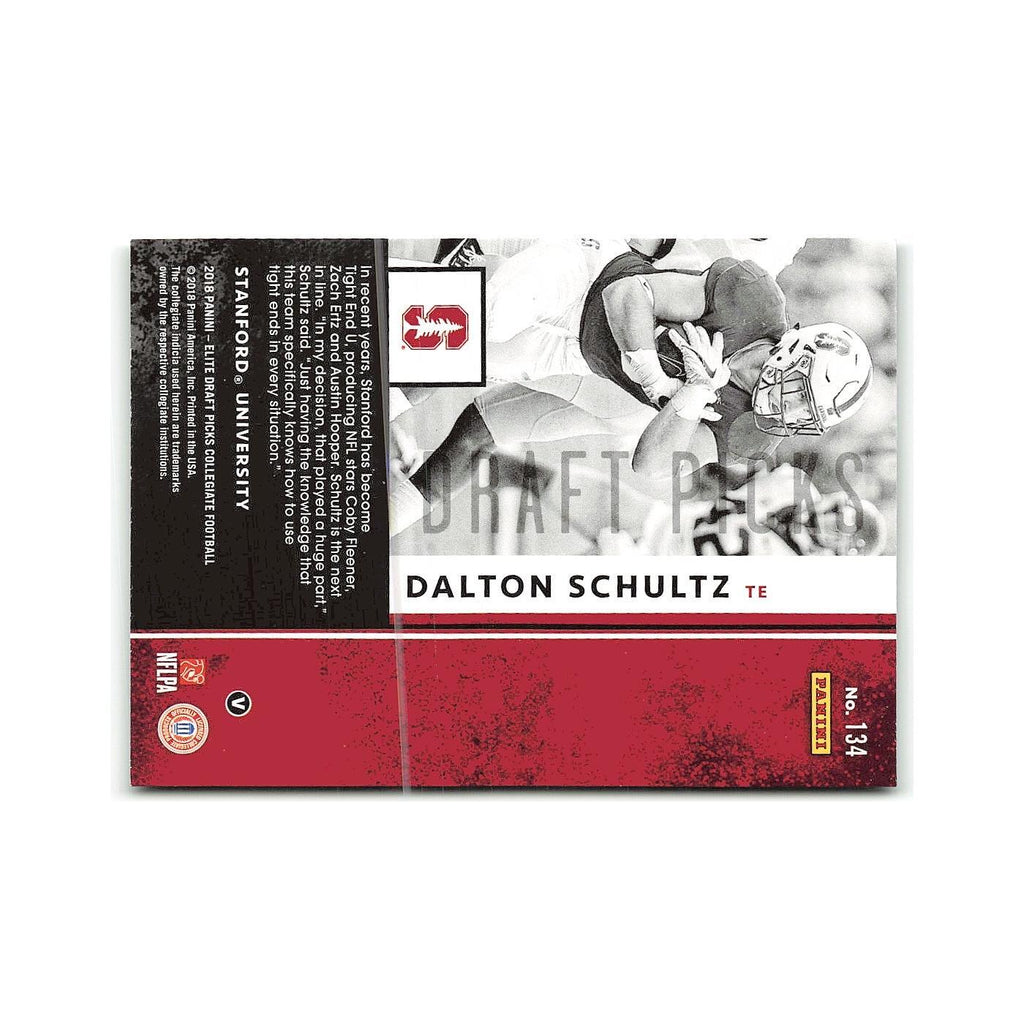 Dalton Schultz Rookie 2018 Panini Elite Draft Picks #134 Stanford Cardinal NM